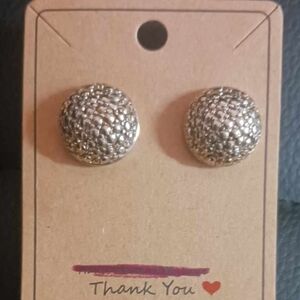 Silver earrings